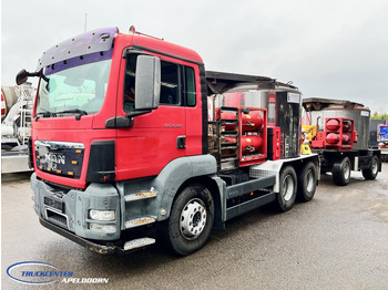 LKW MAN TGS 26.480 6x4 Steel spring, Manuel, R Kolberg Bitumen heater: das Bild 3