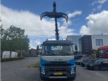 Pritsche LKW, Autokran Volvo FMX 460 10X4 HIAB J2640ZT + HULTDINS GRIJPER HUB REDUCTION: das Bild 2