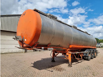 Tankauflieger Burg Chemical - INOX - RVS - 31 m3 - 3 Comp.: das Bild 2