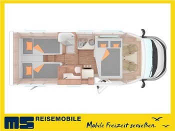 Teilintegriertes Wohnmobil Weinsberg CARASUITE 700 MEG /155PS /EINZELBETTEN & RAUMBAD: das Bild 2