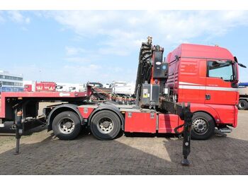 Sattelzugmaschine MAN 28.500 TGX 6x2, Kran PM 40528, Funk, Seilwinde: das Bild 2