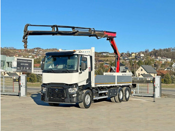 Autokran, Pritsche LKW Renault C 380 *PRITSCHE 6,80m * PK 18002-EH C + FUNK*6x4: das Bild 2