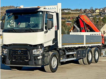 Autokran, Pritsche LKW Renault C 380 *PRITSCHE 6,80m * PK 18002-EH C + FUNK*6x4: das Bild 4