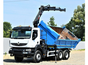 Kipper, Autokran Renault KERAX 370 DXI* HIAB 122B-3 HIDUO/FUNK * 6x4: das Bild 3