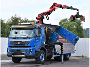 Kipper, Autokran Volvo FMX 370 Kipper 4,90m *EPSILON Q150Z/FUNK*6x4: das Bild 3