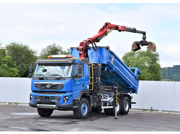 Kipper, Autokran Volvo FMX 370 Kipper 4,90m *EPSILON Q150Z/FUNK*6x4: das Bild 2