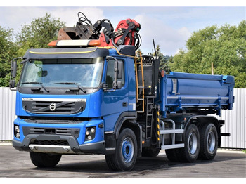 Kipper, Autokran Volvo FMX 370 Kipper 4,90m *EPSILON Q150Z/FUNK*6x4: das Bild 5