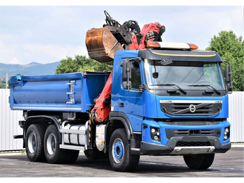 Kipper, Autokran Volvo FMX 370 Kipper 4,90m *EPSILON Q150Z/FUNK*6x4: das Bild 4