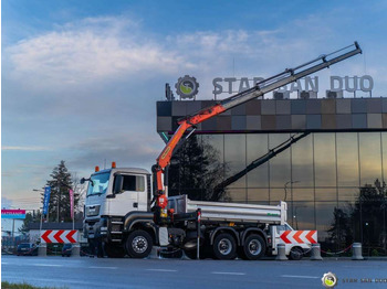 Autokran MAN  TGS 26.360 6x6 PALFINGER PK 18001 EH Crane Kipe: das Bild 3