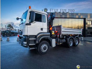 Autokran MAN  TGS 26.360 6x6 PALFINGER PK 18001 EH Crane Kipe: das Bild 2
