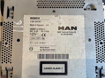 Fahrerhaus und Interieur für LKW MAN RADIO / NAVI 81.28100-6027: das Bild 2