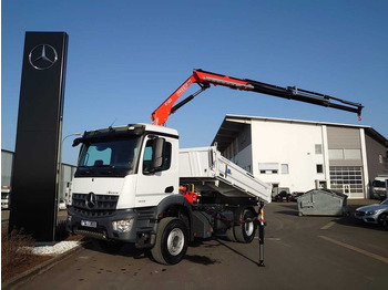 Kipper, Autokran, Zustand - NEU Mercedes-Benz Arocs 1832 KK 4x2 Kipper+Kran Fassi F120+Funk: das Bild 2