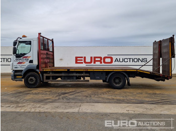 Pritsche LKW Für die Beförderung von schwere Technik 2008 DAF LF55-220: das Bild 2
