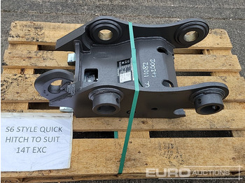 Schnellwechsler 2021 Volvo S6 Style Hitch 65mm Pin to suit 13 Ton Excavator: das Bild 2