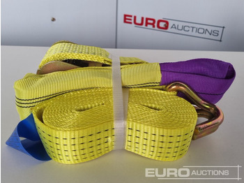 Werkstattgerät Unused Boss 4M x 50mm 5 Ton Ratchet Straps with Sling (4 of): das Bild 2