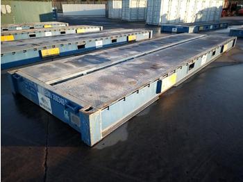 Wechselaufbau/ Container 30' Flat Rack Container Bridge: das Bild 1