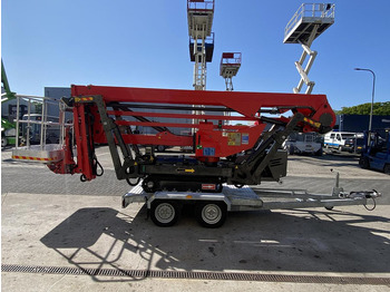 Raupenarbeitsbühne Platform Basket Spider 22.10, Spin hoogwerker met aanhangwagen: das Bild 4