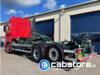 Abrollkipper Mercedes-Benz ACTROS 2542 6x2 Euro 6 - HIAB-Multilift 26 Ton's Haakarmsysteem - Containerlift -Bouwjaar 2016 - Km 544.497: das Bild 4
