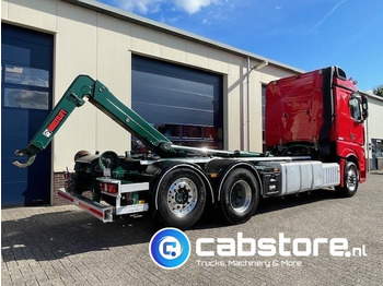 Abrollkipper Mercedes-Benz ACTROS 2542 6x2 Euro 6 - HIAB-Multilift 26 Ton's Haakarmsysteem - Containerlift -Bouwjaar 2016 - Km 544.497: das Bild 5