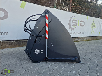 Ladeschaufel für Landmaschine, Zustand - NEU SID EINFUTTERSCHAUFEL MIT SCHNECKE / Godet distributeur de concentrés / Feeder bucket 1,2 M: das Bild 2