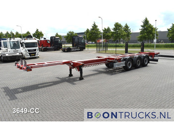 Container/ Wechselfahrgestell Auflieger D-Tec FLEXITRAILER | 2x20-30-40-45ft HC * 2x LIFT AXLE * 2x EXTENDABLE * NL TRAILER * APK 09-2026: das Bild 5