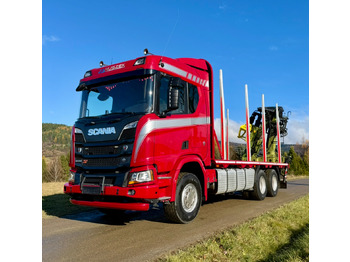 SCANIA R 520 Holztransporter