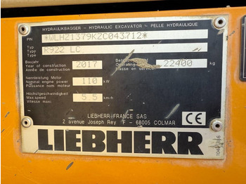 Kettenbagger Liebherr R 922 LC: das Bild 2