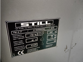 Schubmaststapler Still FM-X17: das Bild 5