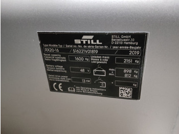 Elektrostapler Still RX20-16: das Bild 5