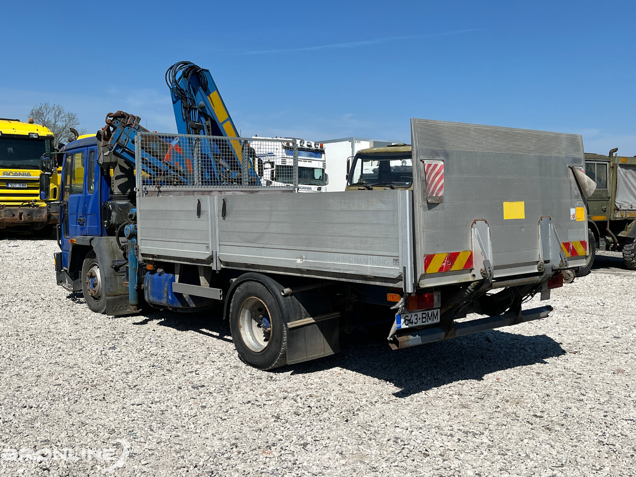 VOLVO FL611 + Palfinger PK 8200 - Pritsche LKW, Autokran: das Bild 3 VOLVO FL611 + Palfinger PK 8200 - Pritsche LKW, Autokran: das Bild 3