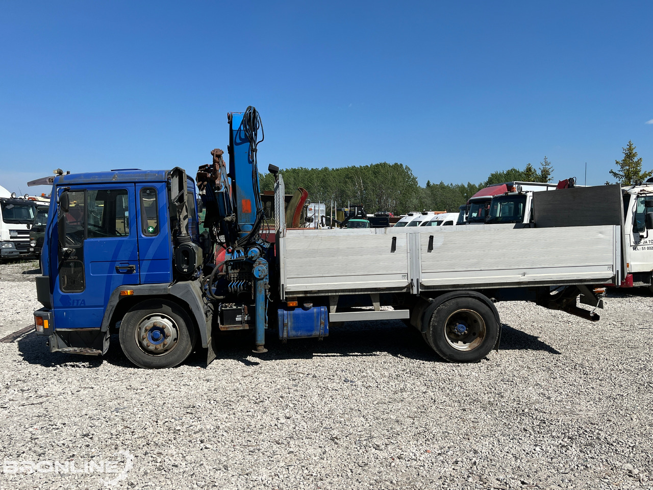VOLVO FL611 + Palfinger PK 8200 - Pritsche LKW, Autokran: das Bild 2 VOLVO FL611 + Palfinger PK 8200 - Pritsche LKW, Autokran: das Bild 2