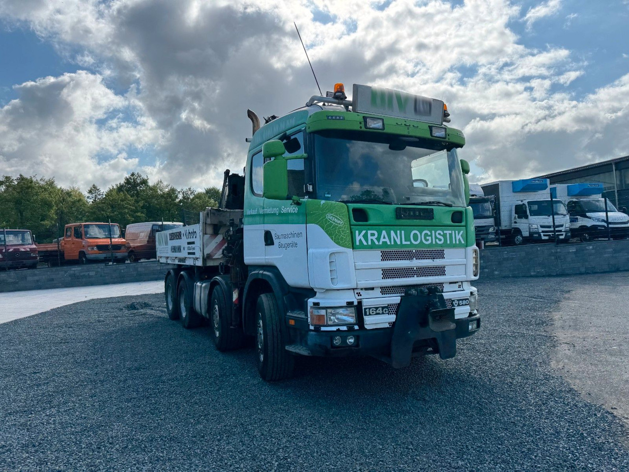 Scania 164G 580 V8 Kran Hiab 280 Retarder Sattelplatte Scania 164G 580 V8 Kran Hiab 280 Retarder Sattelplatte - Pritsche LKW, Autokran: das Bild 3 Scania 164G 580 V8 Kran Hiab 280 Retarder Sattelplatte Scania 164G 580 V8 Kran Hiab 280 Retarder Sattelplatte - Pritsche LKW, Autokran: das Bild 3