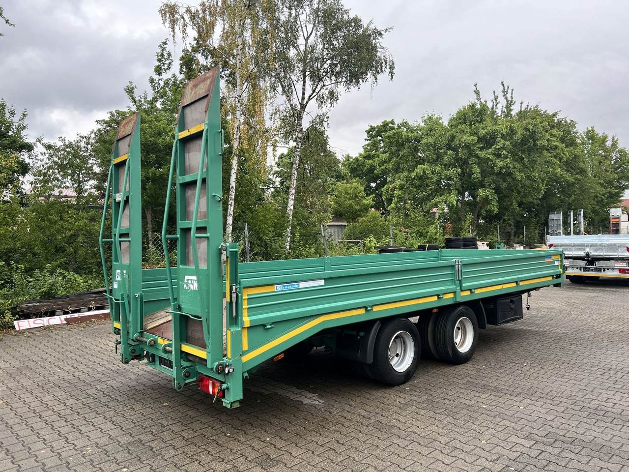 Blomenröhr 18 t Tandemtieflader, wenig Benutzt - Tieflader Anhänger: das Bild 3 Blomenröhr 18 t Tandemtieflader, wenig Benutzt - Tieflader Anhänger: das Bild 3