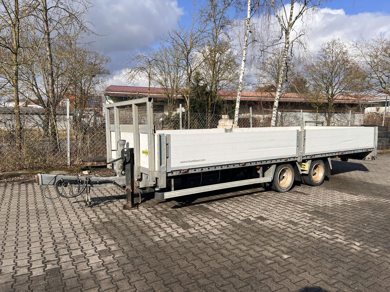 Humbaur 14,4 t Tandem- Pritschenanhänger- Tieflader - Tieflader Anhänger: das Bild 2 Humbaur 14,4 t Tandem- Pritschenanhänger- Tieflader - Tieflader Anhänger: das Bild 2