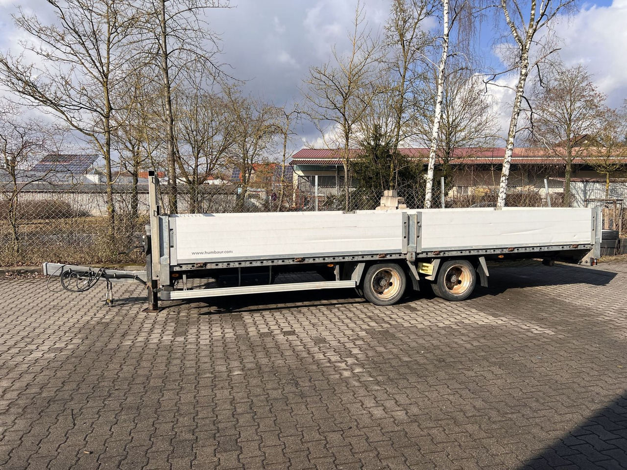 Humbaur 14,4 t Tandem- Pritschenanhänger- Tieflader - Tieflader Anhänger: das Bild 1 Humbaur 14,4 t Tandem- Pritschenanhänger- Tieflader - Tieflader Anhänger: das Bild 1