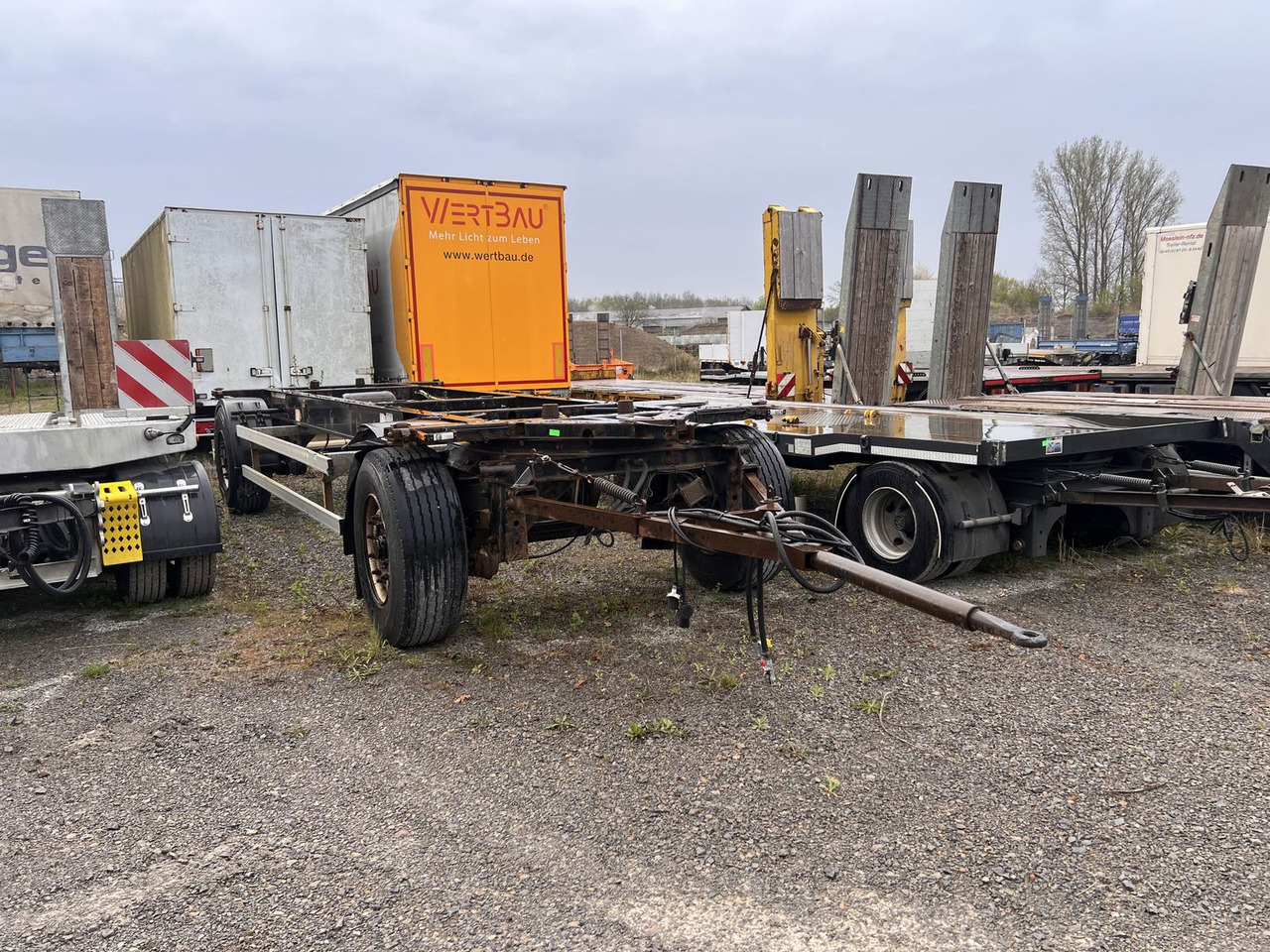 Krone 2 Achs Wechselanhänger BDF - Container/ Wechselfahrgestell Anhänger: das Bild 2 Krone 2 Achs Wechselanhänger BDF - Container/ Wechselfahrgestell Anhänger: das Bild 2