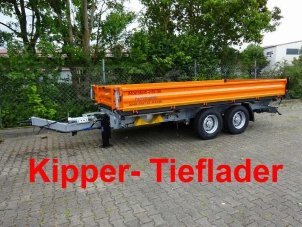 Möslein 13 t Tandem 3- Seitenkipper Tieflader-- Neufahr - Kipper Anhänger: das Bild 2 Möslein 13 t Tandem 3- Seitenkipper Tieflader-- Neufahr - Kipper Anhänger: das Bild 2