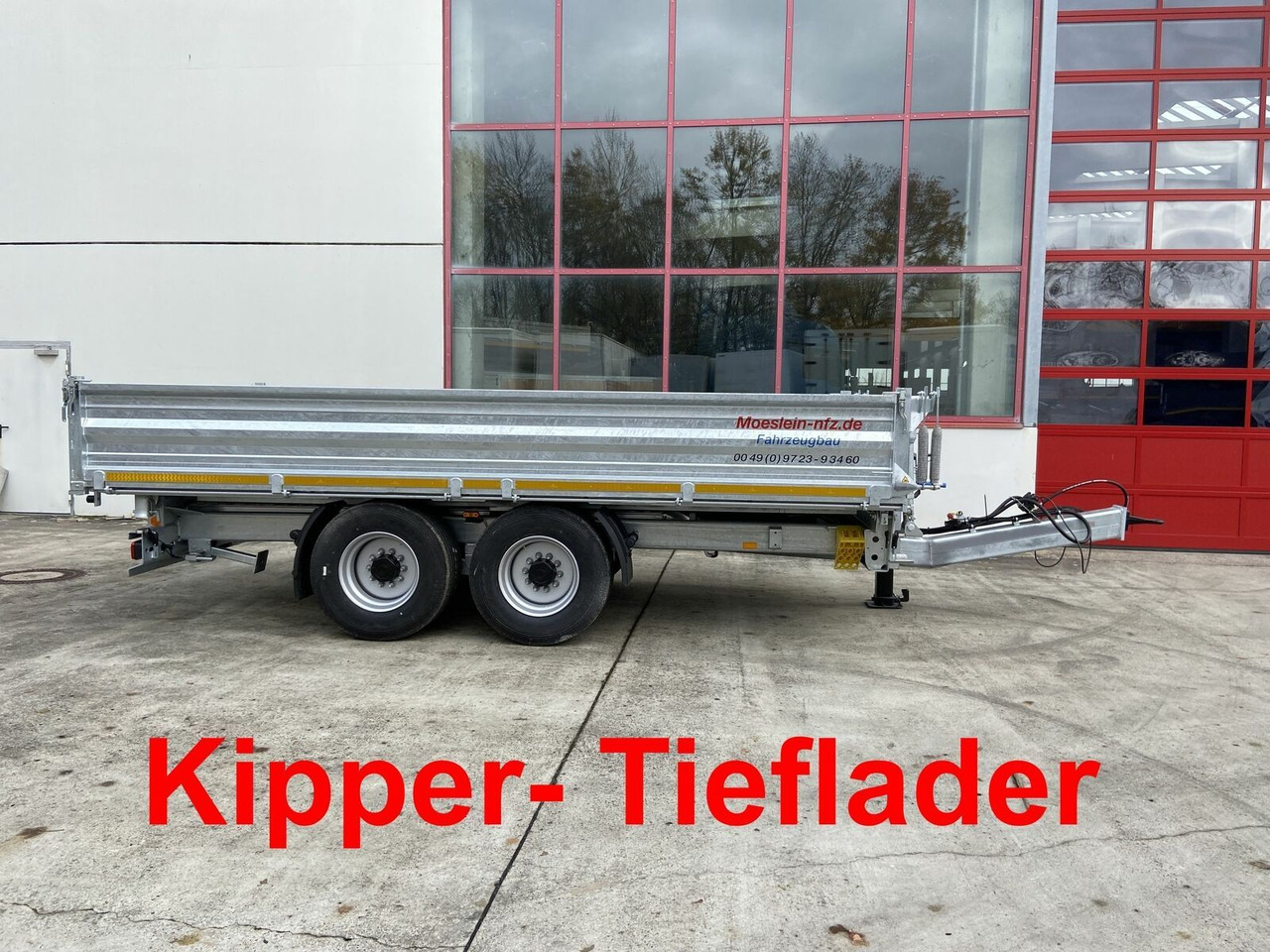 Möslein 14 t Tandemkipper Tieflader Breite Reifen-- Neu - Kipper Anhänger: das Bild 1 Möslein 14 t Tandemkipper Tieflader Breite Reifen-- Neu - Kipper Anhänger: das Bild 1