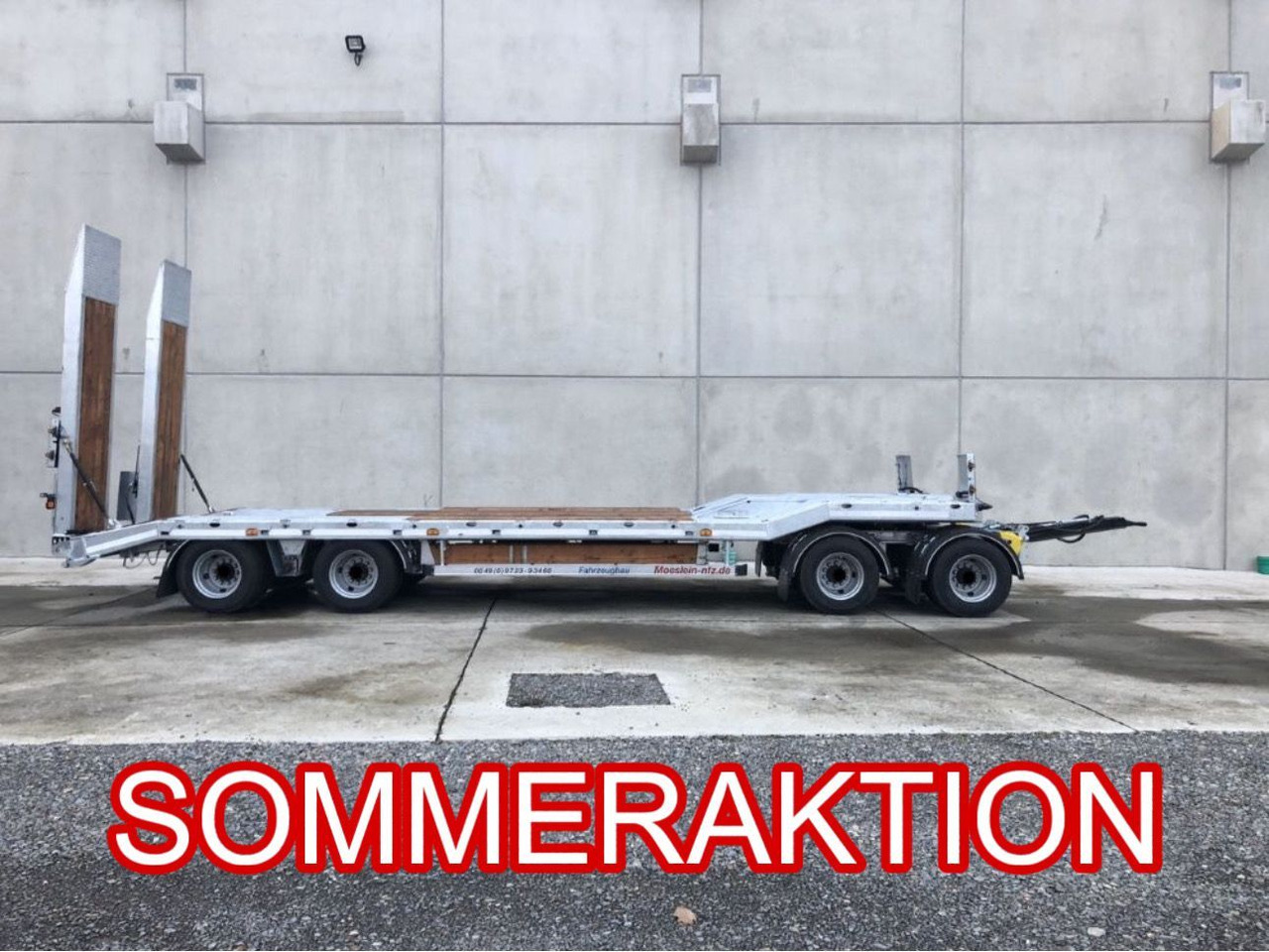 Möslein 4 Achs Tieflader- Anhänger, Neufahrzeug - Tieflader Anhänger: das Bild 1 Möslein 4 Achs Tieflader- Anhänger, Neufahrzeug - Tieflader Anhänger: das Bild 1
