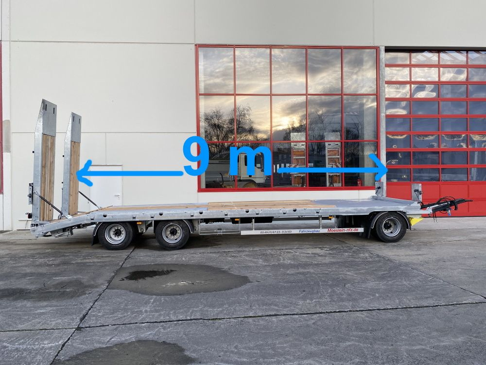 Möslein T 3-9,20 F Blatt 3 Achs Tieflader mit gerader Ladefläche 9 m, Neufahrzeug - Tieflader Anhänger: das Bild 1 Möslein T 3-9,20 F Blatt 3 Achs Tieflader mit gerader Ladefläche 9 m, Neufahrzeug - Tieflader Anhänger: das Bild 1