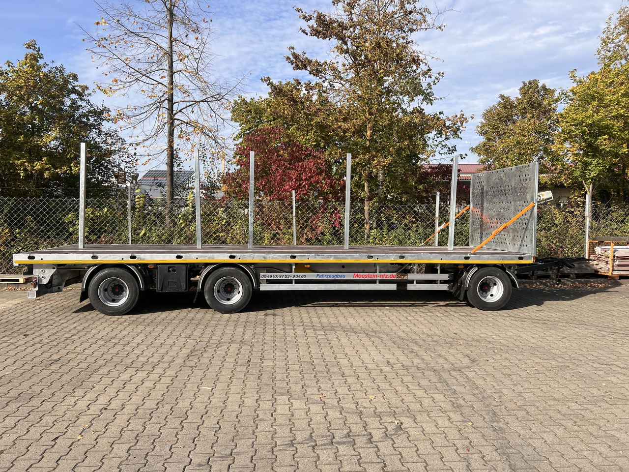 Möslein T 3 Plato 10,5 m 3 Achs Jumbo- Plato- Anhänger 10,50 m, Mega - Pritschenanhänger/ Plattformanhänger: das Bild 4 Möslein T 3 Plato 10,5 m 3 Achs Jumbo- Plato- Anhänger 10,50 m, Mega - Pritschenanhänger/ Plattformanhänger: das Bild 4