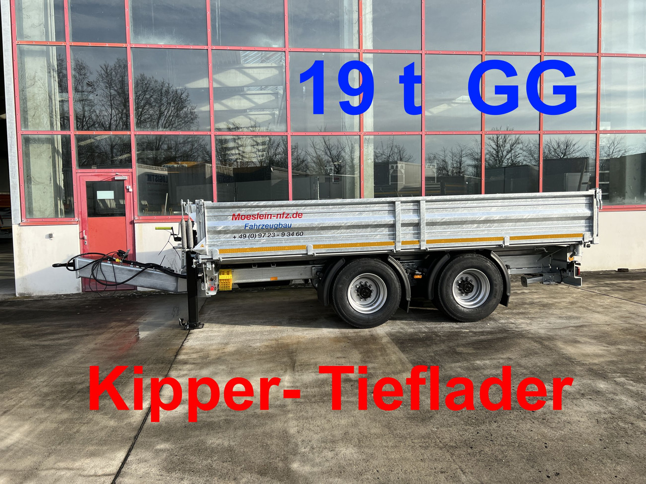 Möslein TTD 19 B neuer 19 t Tandemkipper- Tieflader - Kipper Anhänger: das Bild 1 Möslein TTD 19 B neuer 19 t Tandemkipper- Tieflader - Kipper Anhänger: das Bild 1