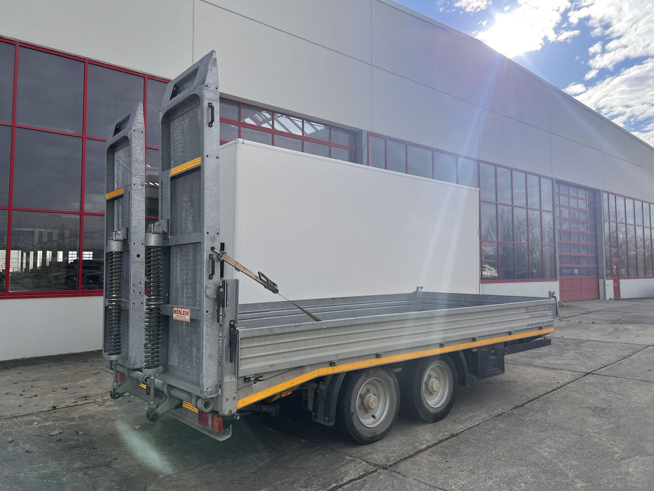 Möslein Tandemtieflader, Breite Rampen, Wenig Benutzt - Tieflader Anhänger: das Bild 3 Möslein Tandemtieflader, Breite Rampen, Wenig Benutzt - Tieflader Anhänger: das Bild 3