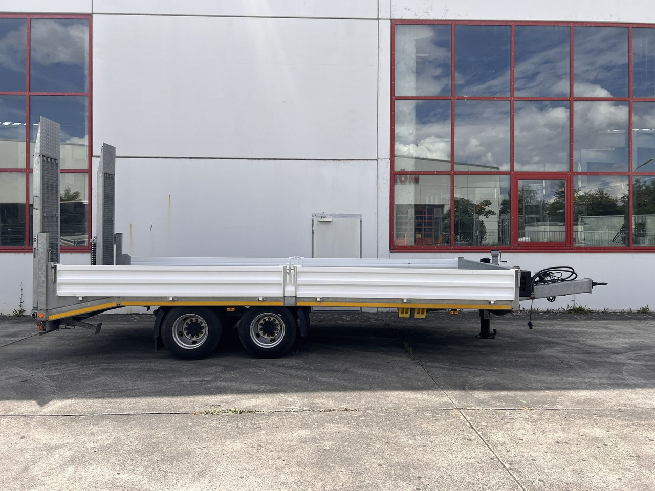 Tieflader Anhänger Müller-Mitteltal 14 t Tandemtieflader, wenig Benutzt: das Bild 1