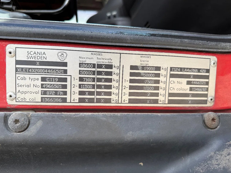 Sattelzugmaschine Scania T124-420 T 124-420 TORPEDO: das Bild 16