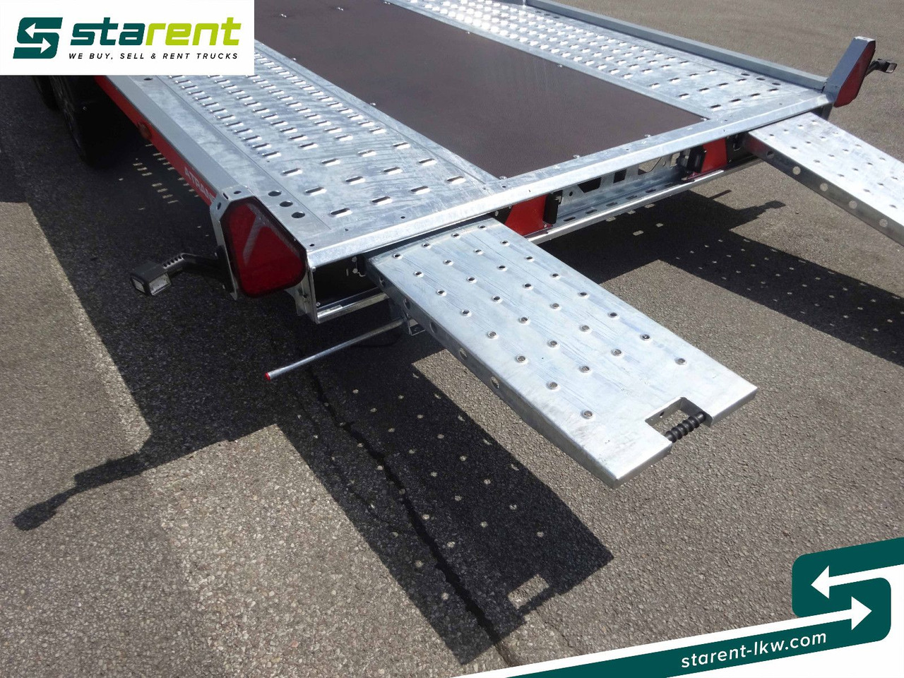 Autotransporter Anhänger Brian James Trailers A-Transporter, Rampen, Alufelgen: das Bild 16