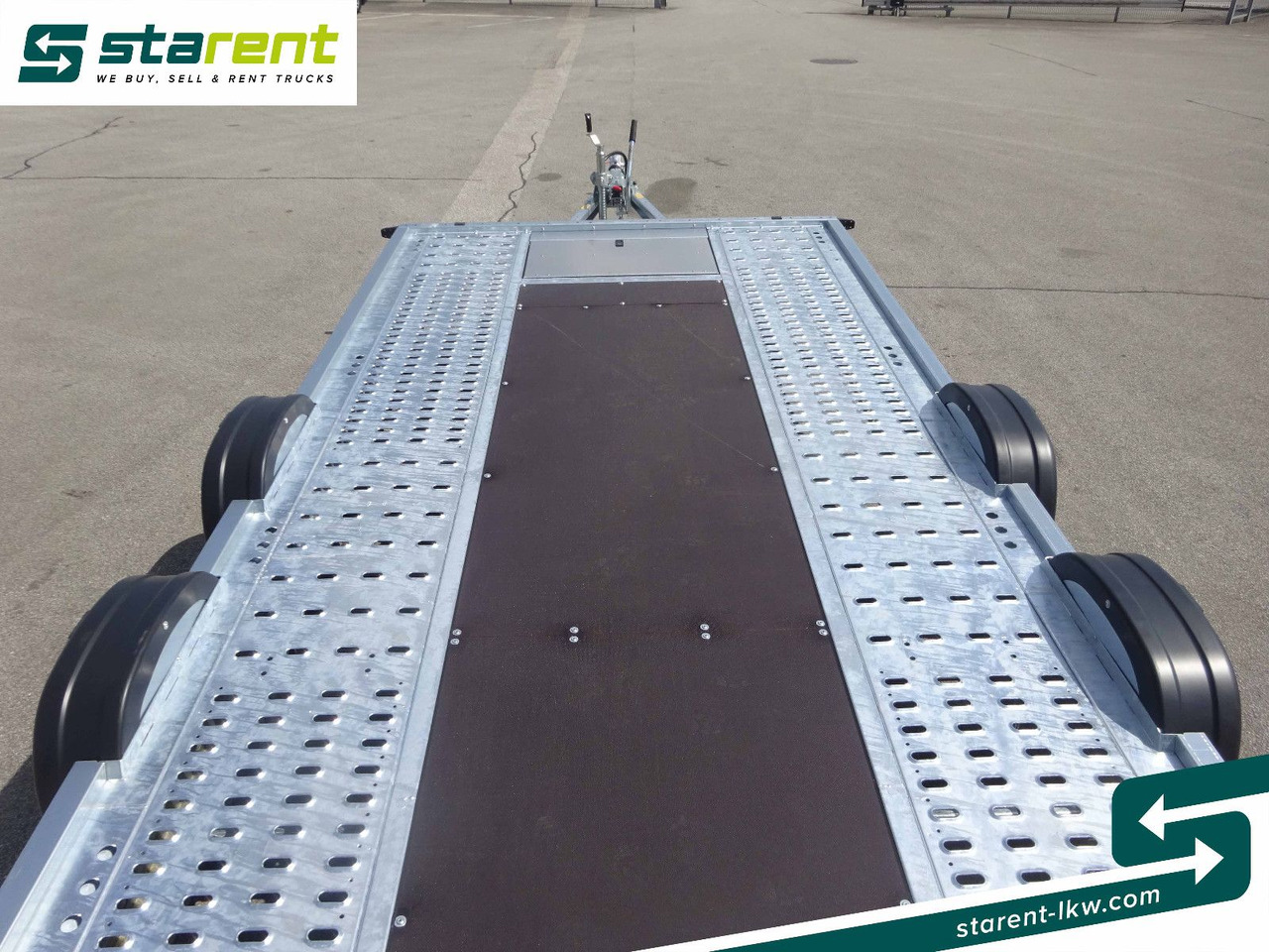 Autotransporter Anhänger Brian James Trailers A-Transporter, Rampen, Alufelgen: das Bild 13