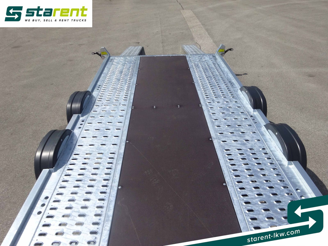 Autotransporter Anhänger Brian James Trailers A-Transporter, Rampen, Alufelgen: das Bild 15