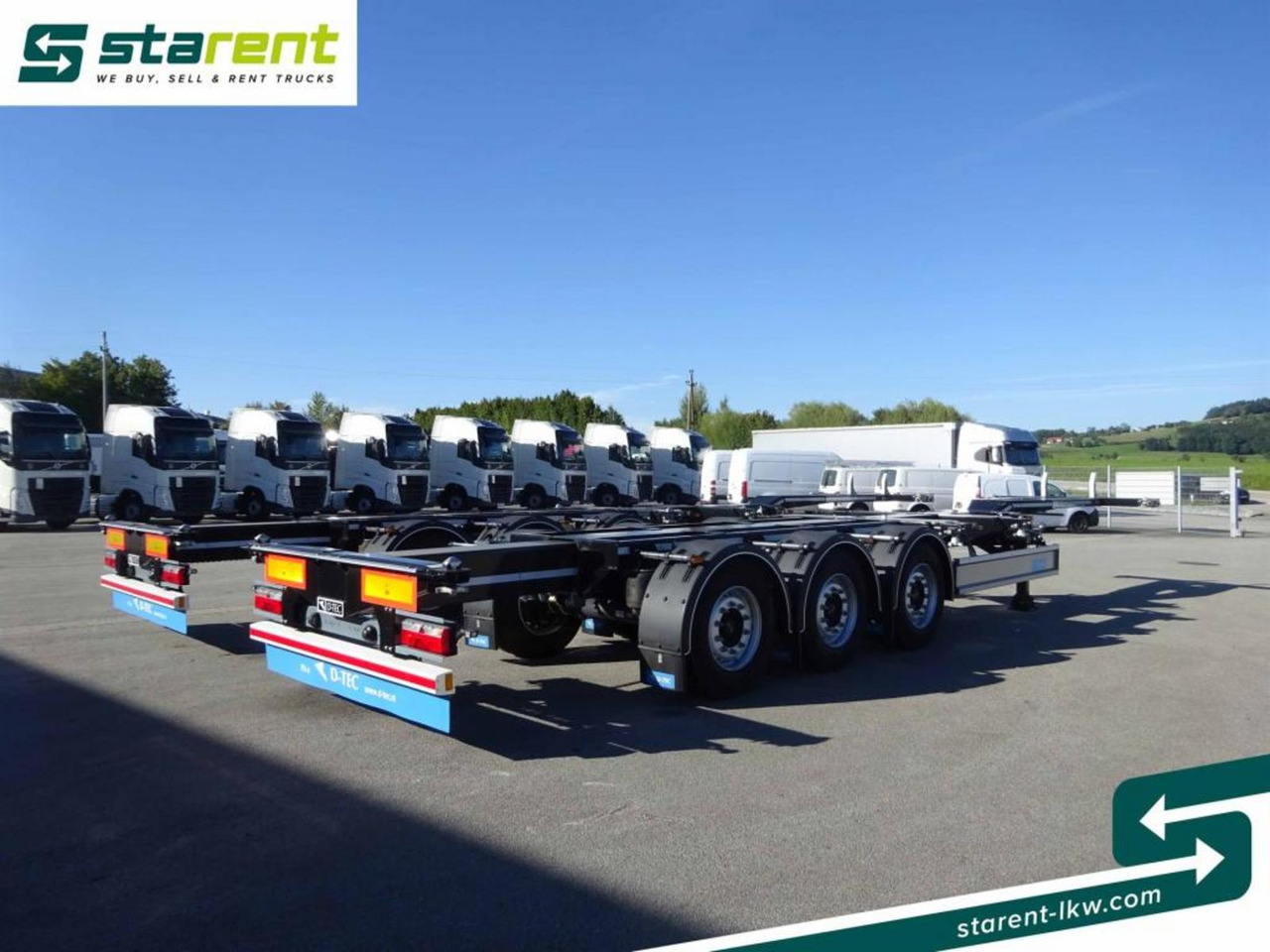 D-TEC Portmaster 1x20 / 2x20 / 1x30 / 1x40 / 1x45 - Container/ Wechselfahrgestell Auflieger: das Bild 5 D-TEC Portmaster 1x20 / 2x20 / 1x30 / 1x40 / 1x45 - Container/ Wechselfahrgestell Auflieger: das Bild 5