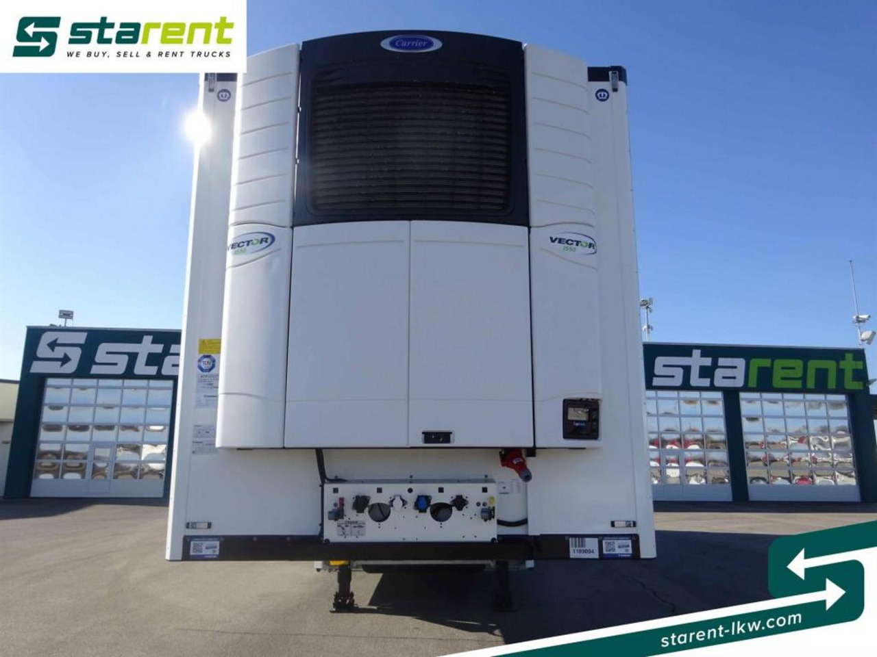 Krone Carrier Vector 1550 Blumenbreit Liftachse - Kühlkoffer Auflieger: das Bild 5 Krone Carrier Vector 1550 Blumenbreit Liftachse - Kühlkoffer Auflieger: das Bild 5